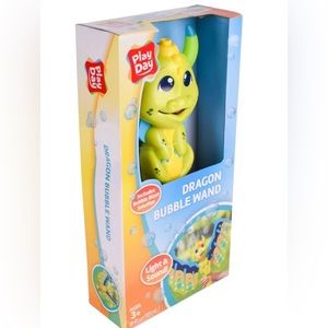 Play Day Dragon Bubble Wand with Lights and Sounds -New in Box